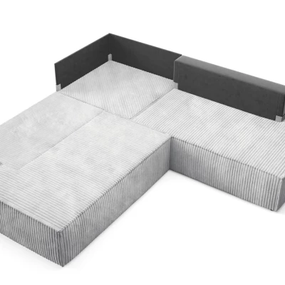 Rohová rozkládací sedací souprava WINDSOR 2 - popelavá