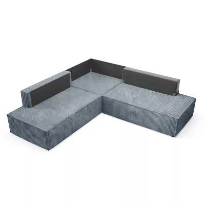 Rohová rozkládací sedací souprava WINDSOR 2 - tmavá popelavá