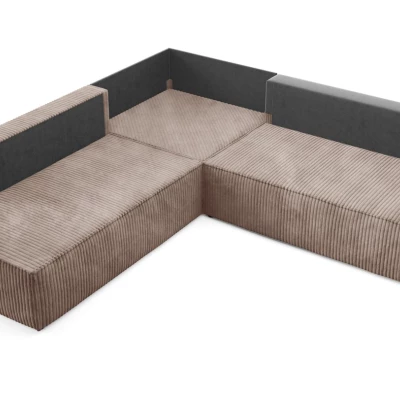 Rohová rozkládací sedací souprava WINDSOR 2 - béžová