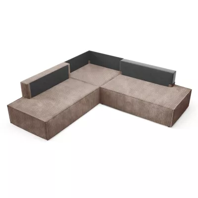 Rohová rozkládací sedací souprava WINDSOR 2 - béžová