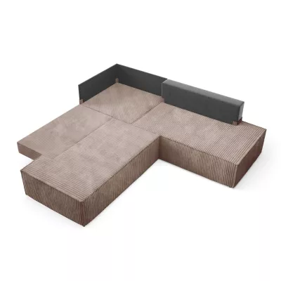 Rohová rozkládací sedací souprava WINDSOR 2 - béžová