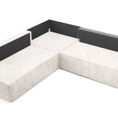 Rohová rozkládací sedací souprava WINDSOR 2 - smetanová