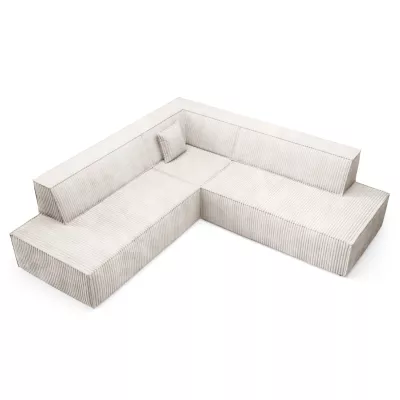 Rohová rozkládací sedací souprava WINDSOR 2 - smetanová