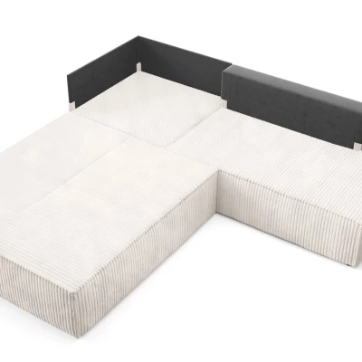 Rohová rozkládací sedací souprava WINDSOR 2 - smetanová