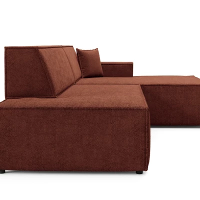 Rohová sedačka s úložným prostorem WINDSOR 1 - měděná, pravý roh