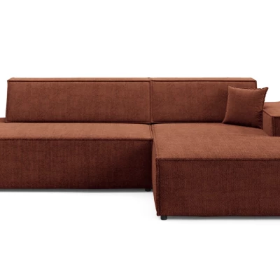 Rohová sedačka s úložným prostorem WINDSOR 1 - měděná, pravý roh