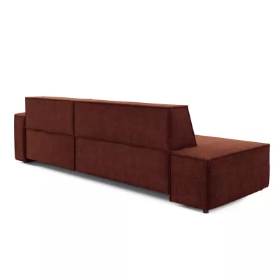 Rohová sedačka s úložným prostorem WINDSOR 1 - měděná, pravý roh