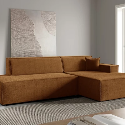 Rohová sedačka s úložným prostorem WINDSOR 1 - medová, pravý roh