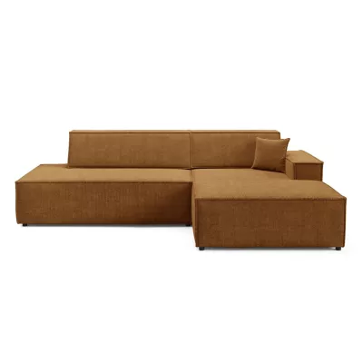 Rohová sedačka s úložným prostorem WINDSOR 1 - medová, pravý roh