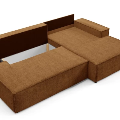 Rohová sedačka s úložným prostorem WINDSOR 1 - medová, pravý roh