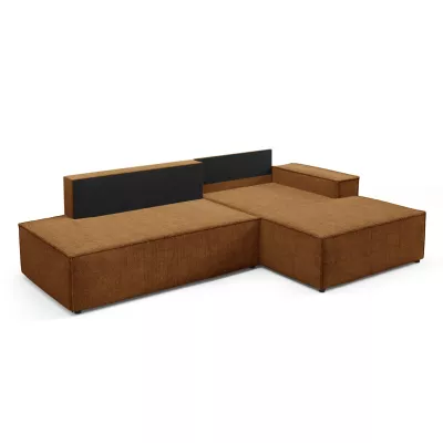 Rohová sedačka s úložným prostorem WINDSOR 1 - medová, pravý roh