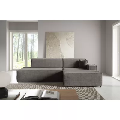 Rohová sedačka s úložným prostorem WINDSOR 1 - myší šedá, pravý roh