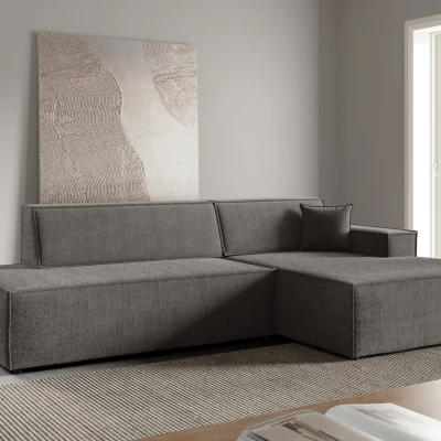 Rohová sedačka s úložným prostorem WINDSOR 1 - myší šedá, pravý roh