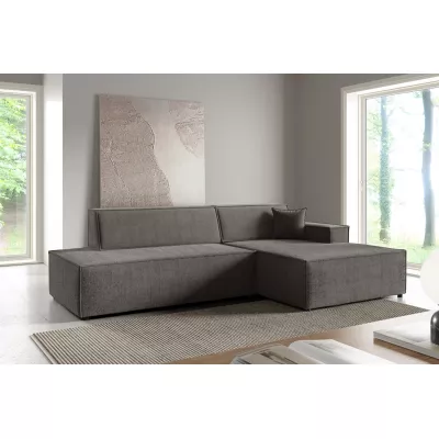 Rohová sedačka s úložným prostorem WINDSOR 1 - myší šedá, pravý roh