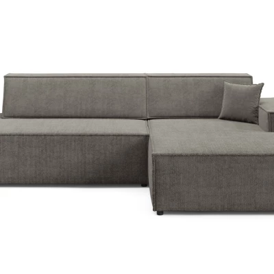 Rohová sedačka s úložným prostorem WINDSOR 1 - myší šedá, pravý roh