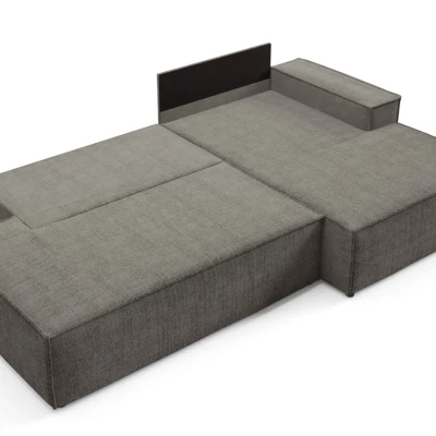 Rohová sedačka s úložným prostorem WINDSOR 1 - myší šedá, pravý roh