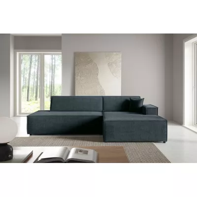 Rohová sedačka s úložným prostorem WINDSOR 1 - modrošedá, pravý roh