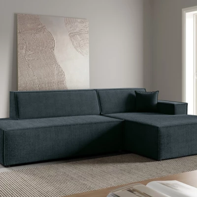 Rohová sedačka s úložným prostorem WINDSOR 1 - modrošedá, pravý roh