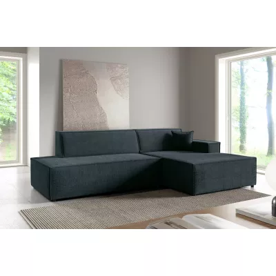 Rohová sedačka s úložným prostorem WINDSOR 1 - modrošedá, pravý roh