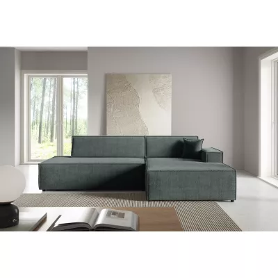 Rohová sedačka s úložným prostorem WINDSOR 1 - tmavá šedá, pravý roh