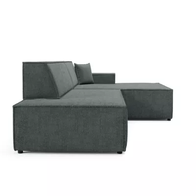 Rohová sedačka s úložným prostorem WINDSOR 1 - tmavá šedá, pravý roh