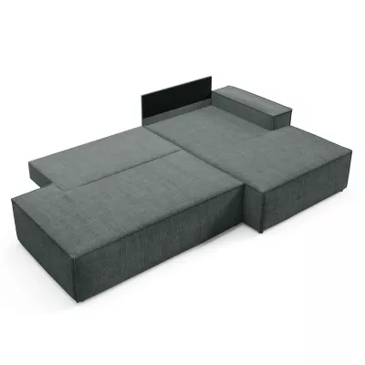 Rohová sedačka s úložným prostorem WINDSOR 1 - tmavá šedá, pravý roh