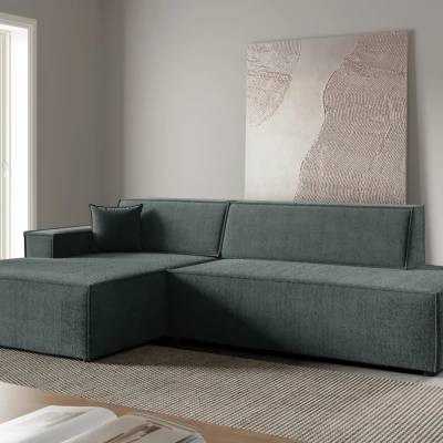 Rohová sedačka s úložným prostorem WINDSOR 1 - tmavá šedá, levý roh