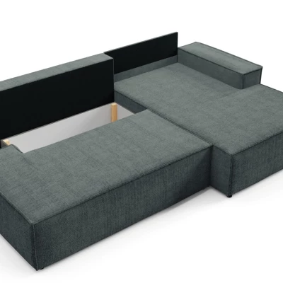 Rohová sedačka s úložným prostorem WINDSOR 1 - tmavá šedá, levý roh