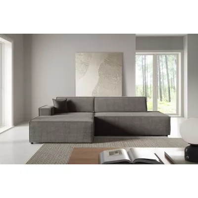 Rohová sedačka s úložným prostorem WINDSOR 1 - myší šedá, levý roh