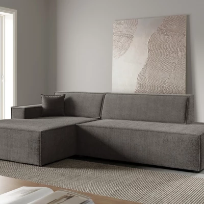 Rohová sedačka s úložným prostorem WINDSOR 1 - myší šedá, levý roh