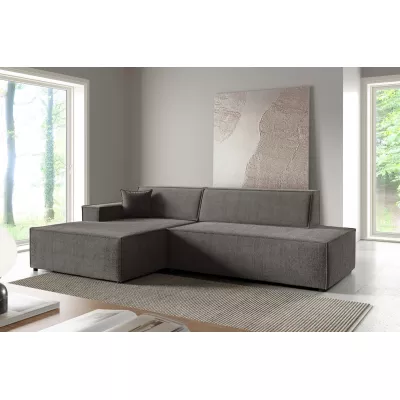Rohová sedačka s úložným prostorem WINDSOR 1 - myší šedá, levý roh