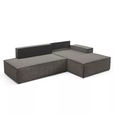 Rohová sedačka s úložným prostorem WINDSOR 1 - myší šedá, levý roh