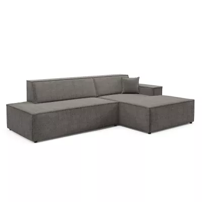 Rohová sedačka s úložným prostorem WINDSOR 1 - myší šedá, levý roh