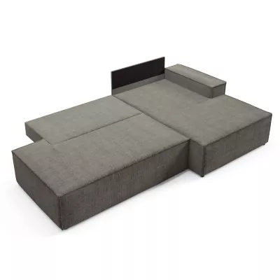 Rohová sedačka s úložným prostorem WINDSOR 1 - myší šedá, levý roh