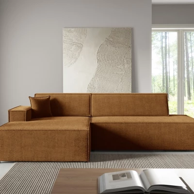 Rohová sedačka s úložným prostorem WINDSOR 1 - medová, levý roh