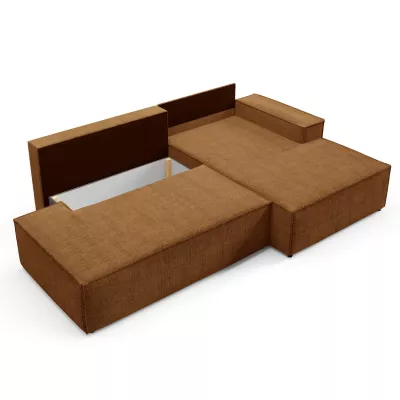 Rohová sedačka s úložným prostorem WINDSOR 1 - medová, levý roh