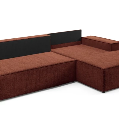 Rohová sedačka s úložným prostorem WINDSOR 1 - měděná, levý roh