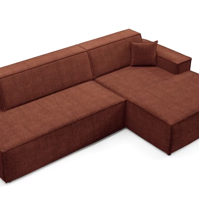 Rohová sedačka s úložným prostorem WINDSOR 1 - měděná, levý roh