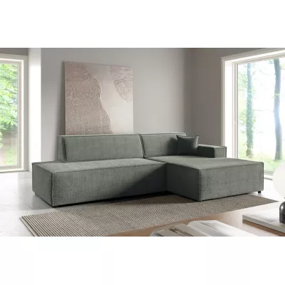 Rohová sedačka s úložným prostorem WINDSOR 1 - světlá šedá, pravý roh