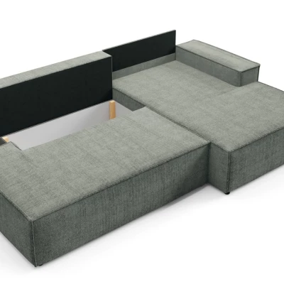 Rohová sedačka s úložným prostorem WINDSOR 1 - světlá šedá, pravý roh