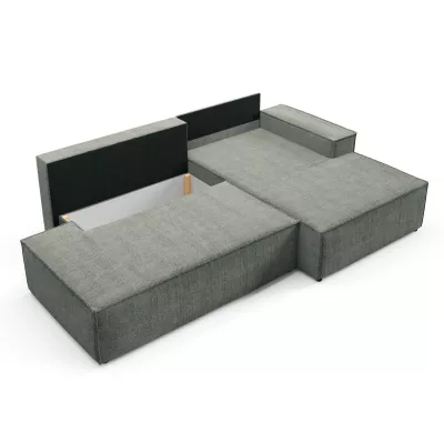 Rohová sedačka s úložným prostorem WINDSOR 1 - světlá šedá, pravý roh