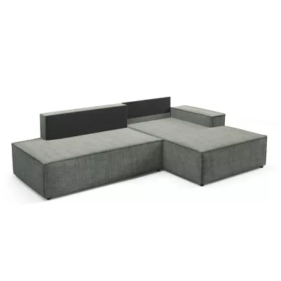 Rohová sedačka s úložným prostorem WINDSOR 1 - světlá šedá, pravý roh