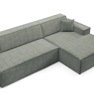 Rohová sedačka s úložným prostorem WINDSOR 1 - světlá šedá, pravý roh