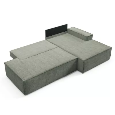 Rohová sedačka s úložným prostorem WINDSOR 1 - světlá šedá, pravý roh