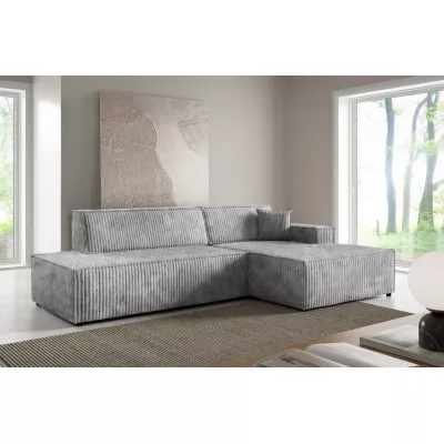 Rohová sedačka s úložným prostorem WINDSOR 1 - popelavá, pravý roh