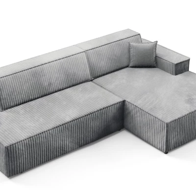 Rohová sedačka s úložným prostorem WINDSOR 1 - popelavá, pravý roh