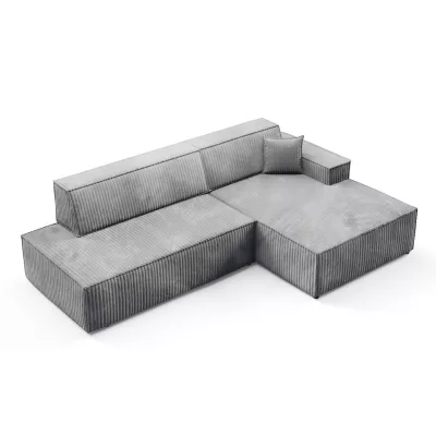 Rohová sedačka s úložným prostorem WINDSOR 1 - popelavá, pravý roh