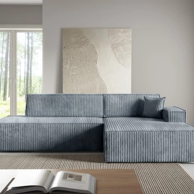 Rohová sedačka s úložným prostorem WINDSOR 1 - tmavá popelavá, pravý roh