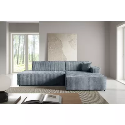 Rohová sedačka s úložným prostorem WINDSOR 1 - tmavá popelavá, pravý roh