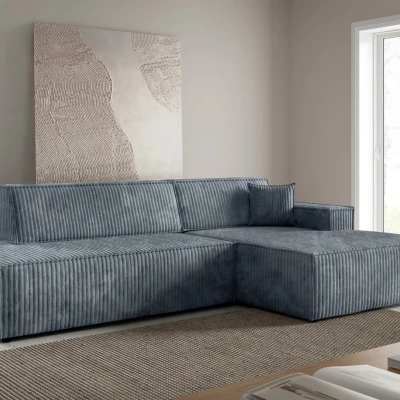 Rohová sedačka s úložným prostorem WINDSOR 1 - tmavá popelavá, pravý roh